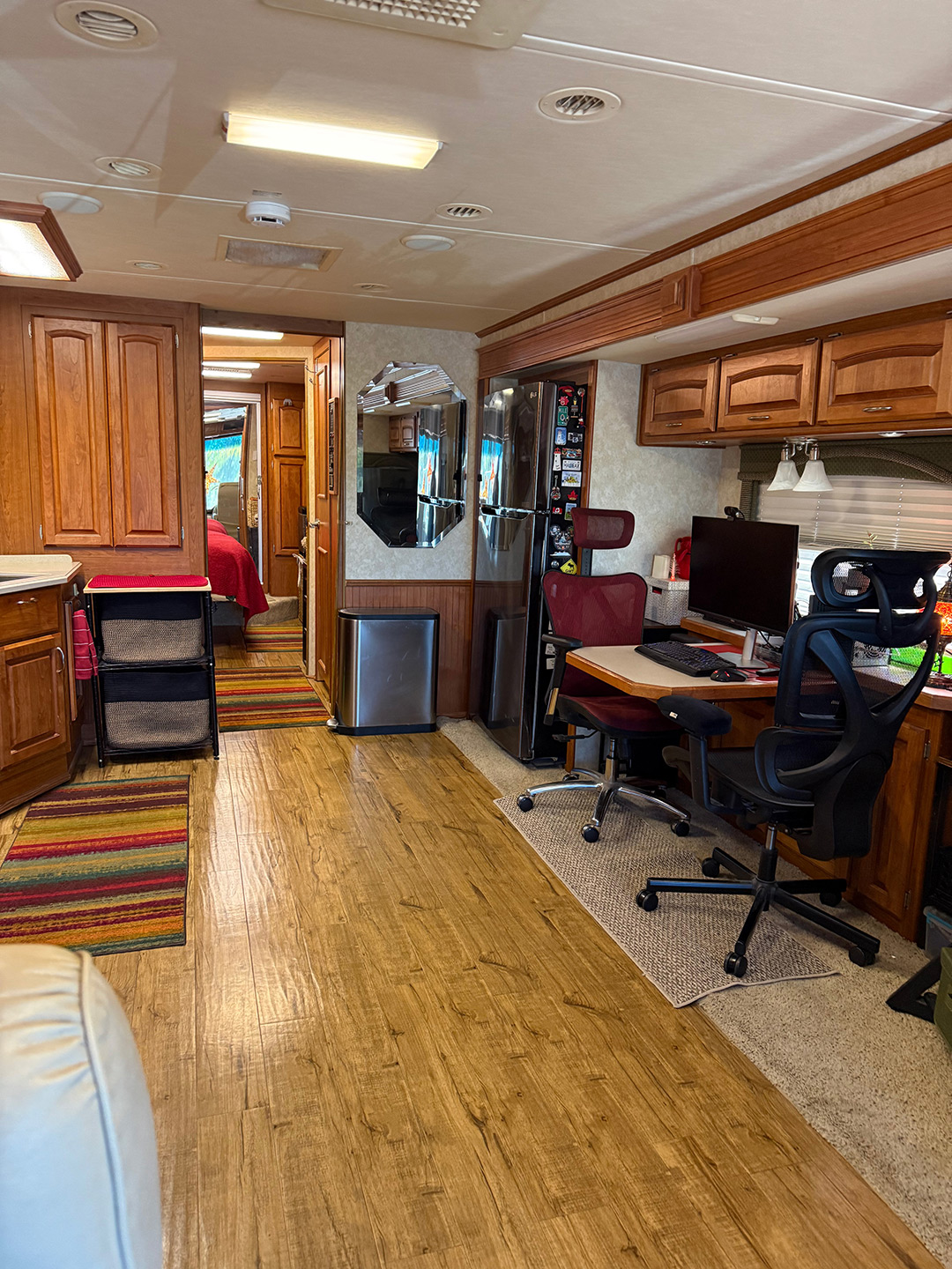 Looking toward table